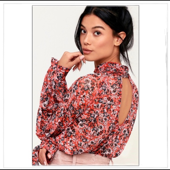 🌈 SOLD 🌈 FREE PEOPLE all dolled up poppy top - Picture 7 of 13